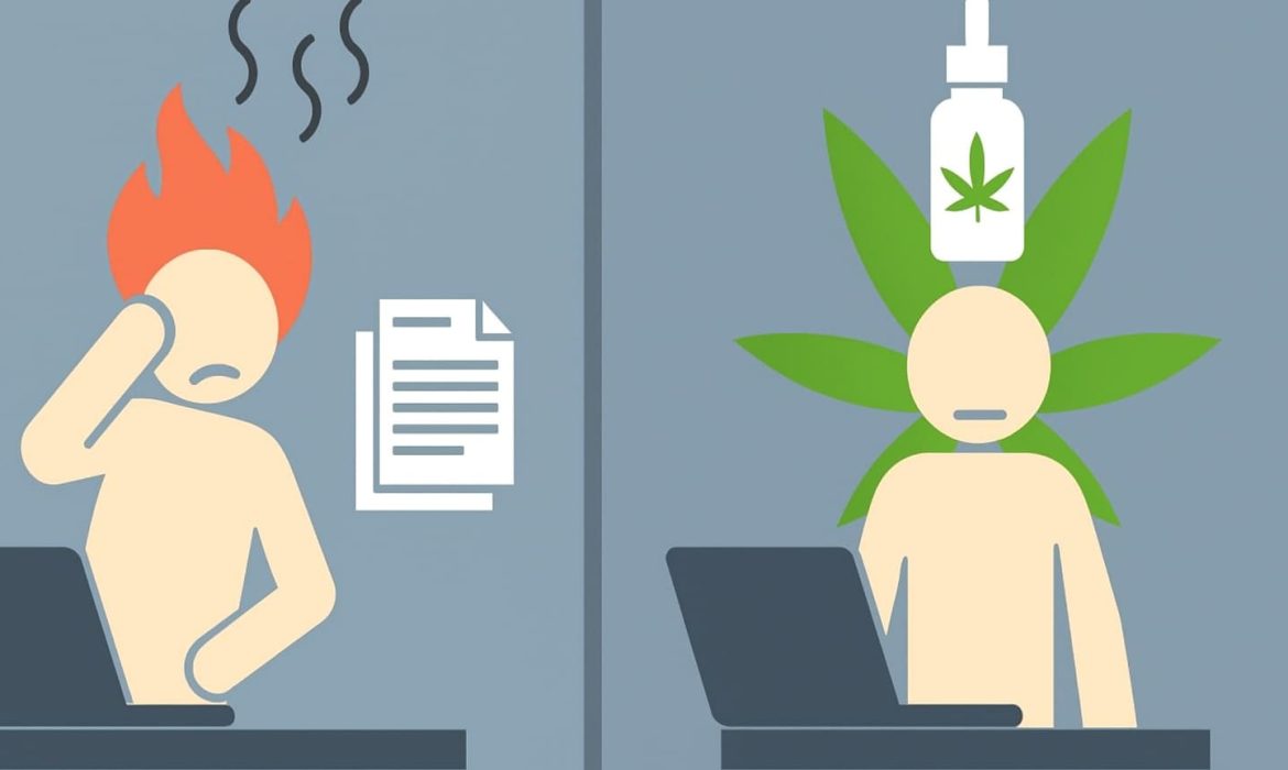 Влияние КБД на уровень стресса у офисных работников