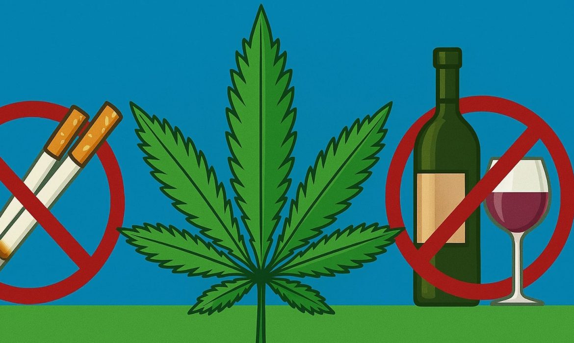 марихуана против выпивки