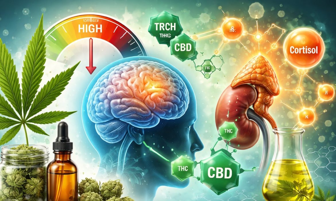 Каннабис и стресс: механизмы снижения кортизола