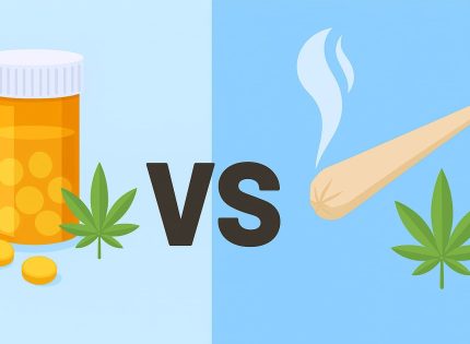 Сравнение перорального и ингаляционного приёма конопли